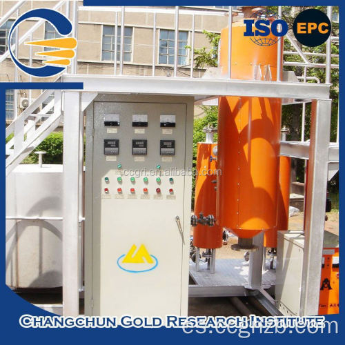 Máquina de electroliseo de oro de alta elución.